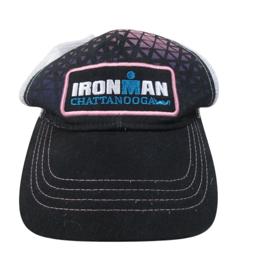 Boco Gear Ironman‎ Chattanooga Trucker Hat Unisex OS Black Mesh Back Snapback
